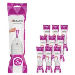 PerfectFit avfallspåsar 10-12 L 200-pack Kod C vit