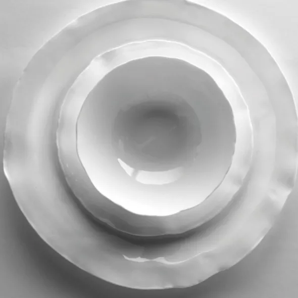 Perfect Imperfection tallrik M 30 cm vit