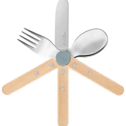 Petit Gourmet barnbestick 3 delar regnblå