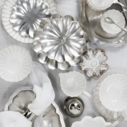 Philine våningsfat 23 cm antik silver