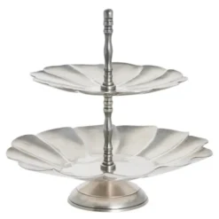Philine våningsfat 23 cm antik silver