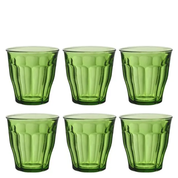 Picardie vattenglas 25 cl 6-pack grön
