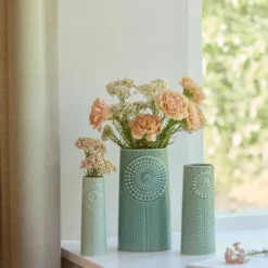 Pipanella Dot vas oval stor 22,5 cm spruce green