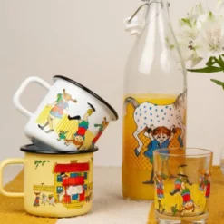 Pippi emaljmugg villa villekulla 37 cl