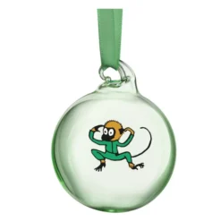 Pippi & Emil dekorationskulor 5 cm 4-pack