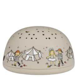 Pippi nattlampa med stjärnhimmel och musik