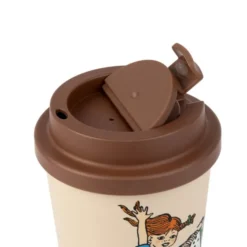 Pippi take away mugg 45 cl Pippi häst beige