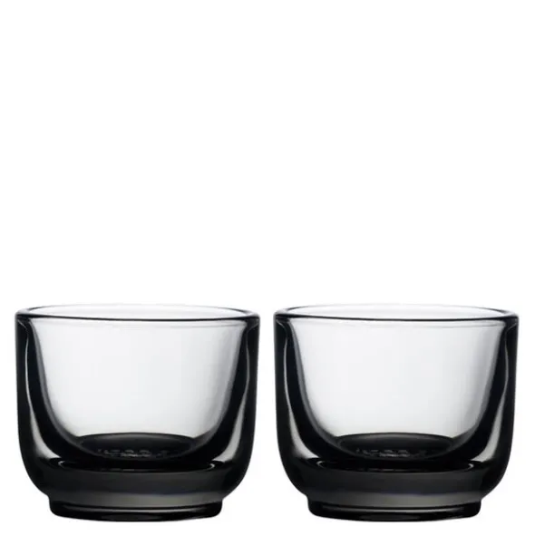 Pirch espressoglas 9 cl 2-pack Smoke