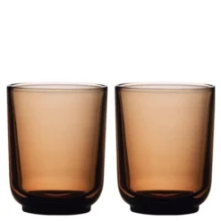 Pirch latteglas 33 cl 2-pack Amber