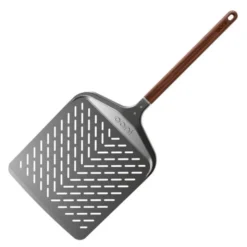 Pizzaspade perforerad 30 cm valnöt
