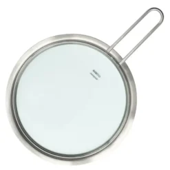 Platt glaslock 20 cm borstat stål
