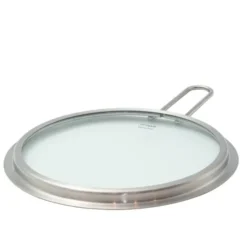 Platt glaslock 20 cm borstat stål