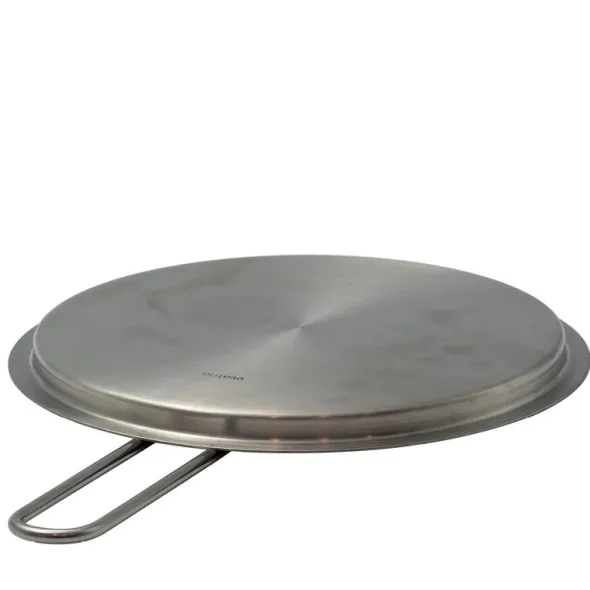 Platt lock 20 cm rostfritt stål