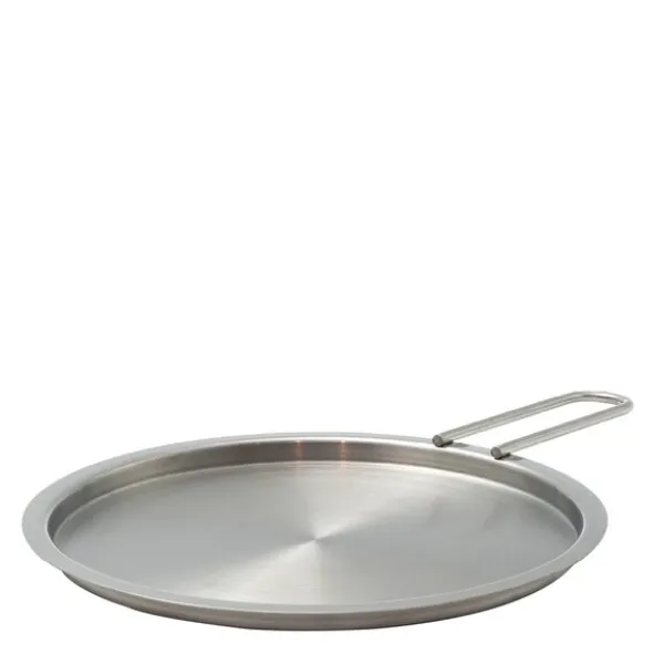 Platt lock 20 cm rostfritt stål