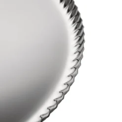 Pleats bricka 31 cm blankt stål