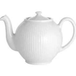 Plissé tekanna 1,5 L vit