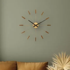 Plug Inn väggklocka 58 cm brons