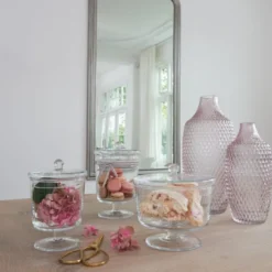 Poesia glasburk på fot 18 cm