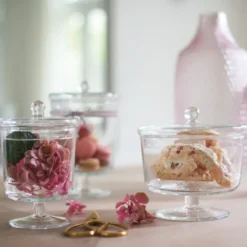 Poesia glasburk på fot 18 cm