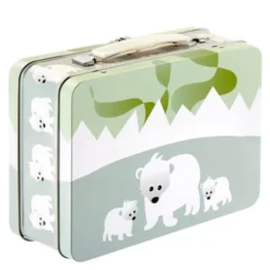 Polar plåtväska 16x19 cm ljusblå