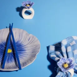 Poppy Tallrik 21 cm Blå