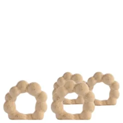 Porto servettring 6,5x2,5 cm 4-pack beige