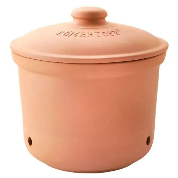 Potatiskruka med lock keramik 25 cm