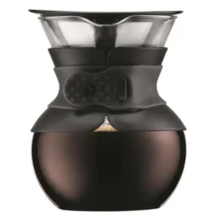 Pour Over Bryggare med filter 4 koppar 0,5 L Svart