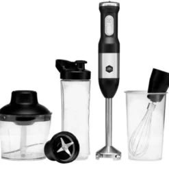 Precision Mix 2-i-1 stavmixerer 850W svart/stål