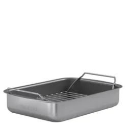 Professional Långpanna med galler 26x19 cm Grå