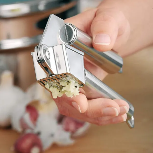 Profi Plus Vitlökspress 17,5 cm Rostfri