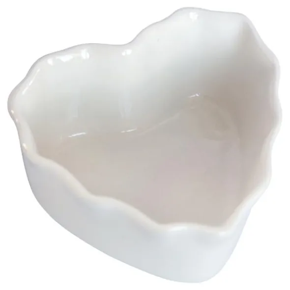 Provence Hjärtformad Skål 11 cm Vit