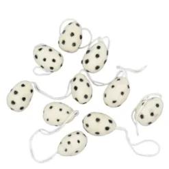 Påskhänge Filt Ägg 10-pack Vit/Svart