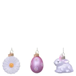 Påskornamentset Blooming Bunny box 6 cm