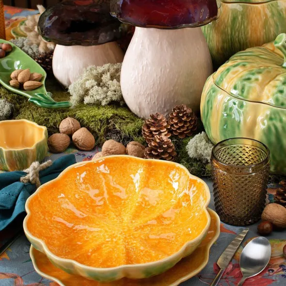 Pumpkin salladsskål 33,5 cm pumpa orange