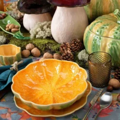 Pumpkin tallrik 27,5 cm pumpa orange