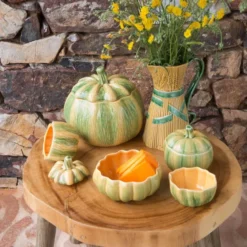 Pumpkin terrin 4,3 L pumpa orange/grön