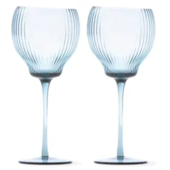 Pum Vinglas 22 cm 2-pack Blå