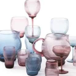 Pum Vinglas 22 cm 2-pack Blå