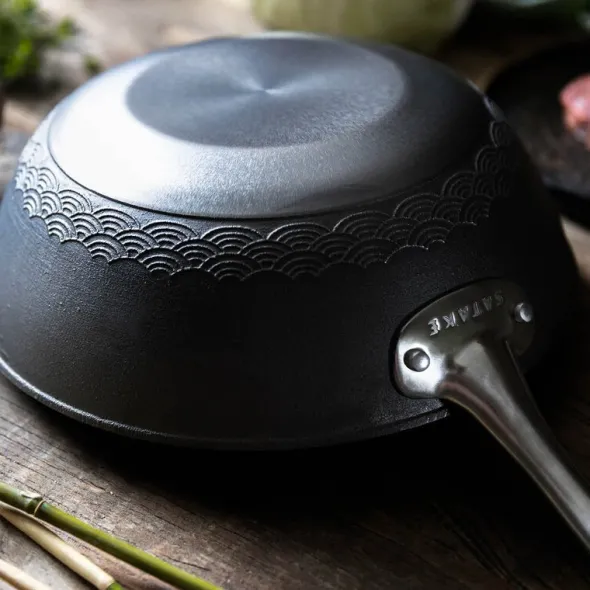 Pure Pan wok 28 cm gjutjärn nitrering