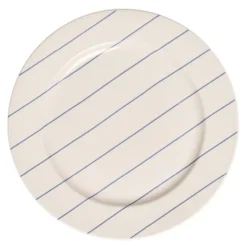 Pyjamas tallrik 23 cm Pastel beige/Midnight blue