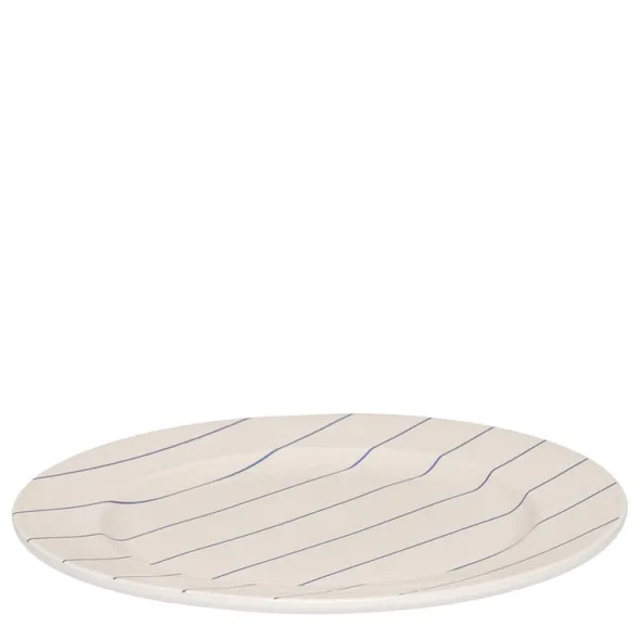 Pyjamas tallrik 23 cm Pastel beige/Midnight blue