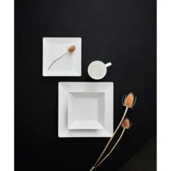 Quadro Skål 17,5x17,5 cm Vit