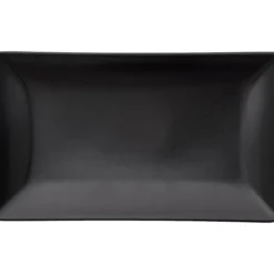 Quadro Tallrik flat 25x15 cm Svart matt