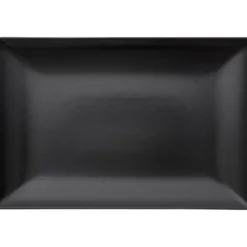 Quadro Tallrik flat 30x20 cm Svart matt