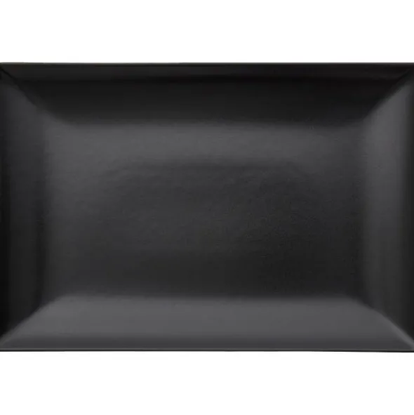 Quadro Tallrik flat 30x20 cm Svart matt