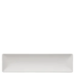 Quadro tallrik rektangulär 30x8 cm vit