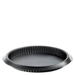 Quiche pajform i silikon 28 cm svart