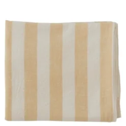 Randig bordsduk 260x140 cm Vanilla