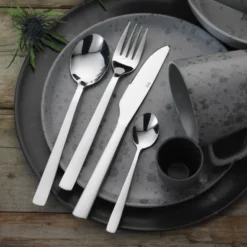 Raw bestickset 24 delar stål